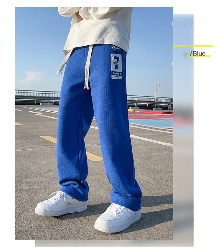 Waffle Wide Leg Sweatpants