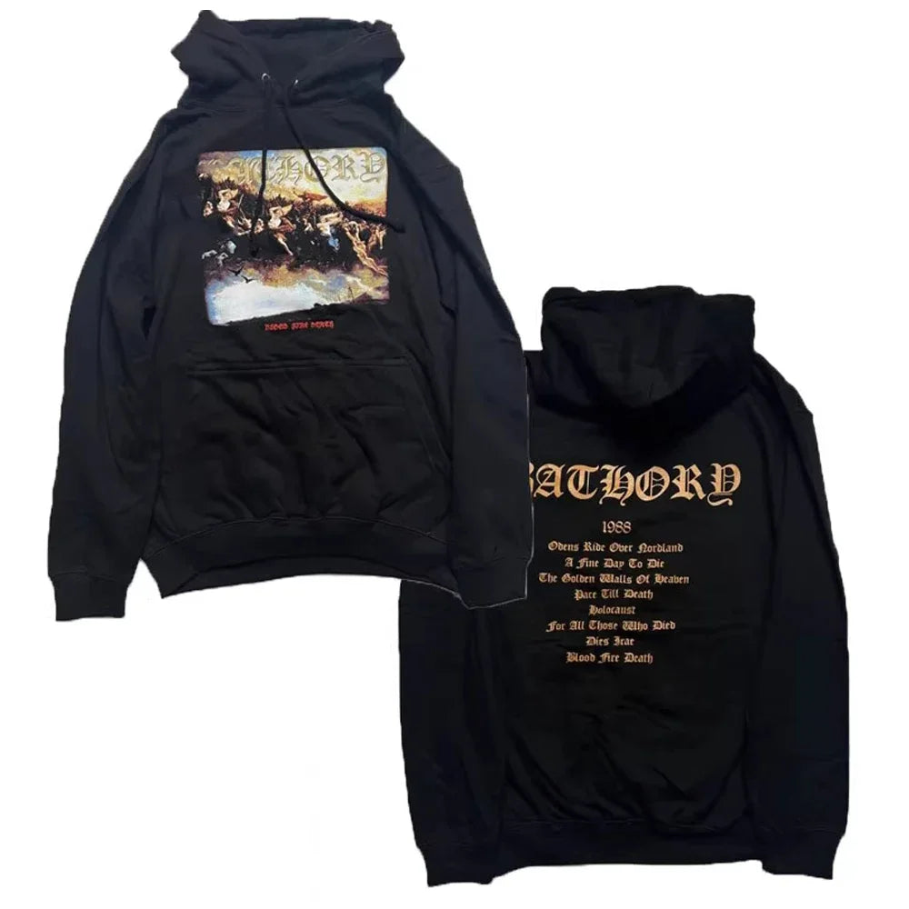 Bathory Band Zip Hoodie