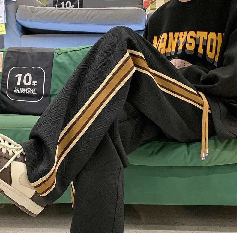 Striped Wide Leg Sweatpants