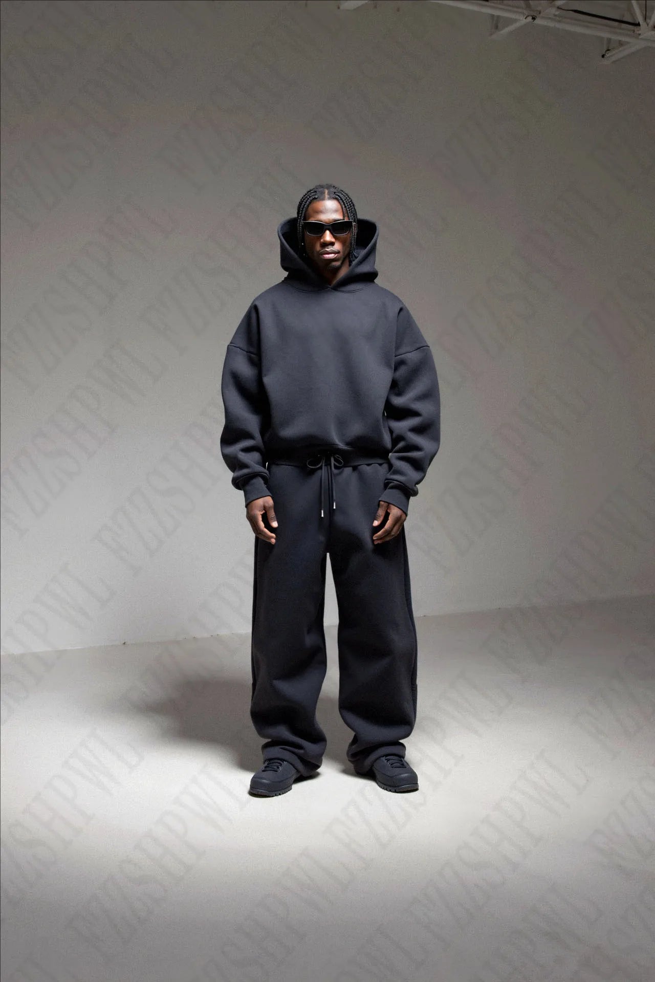 Hooded Sweatshirt & Pants Set