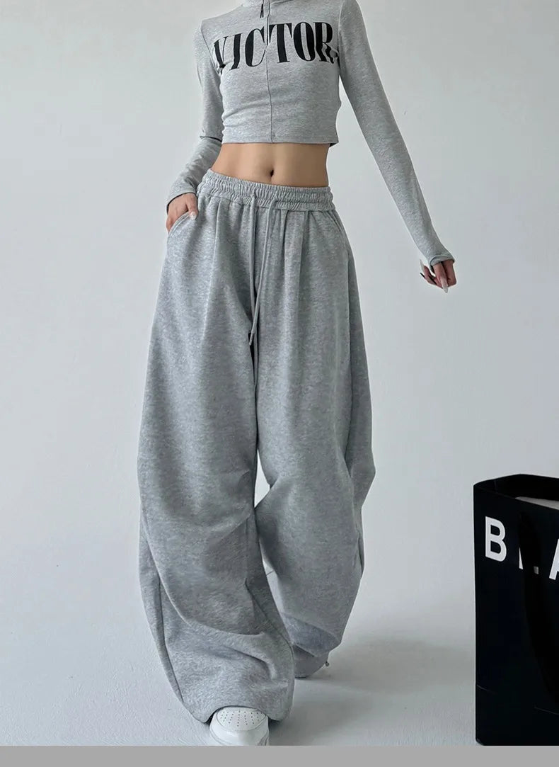 Women's High-Waist Wide Leg Sweatpants
