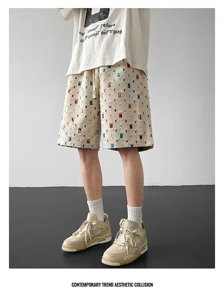 Ripped Casual Shorts