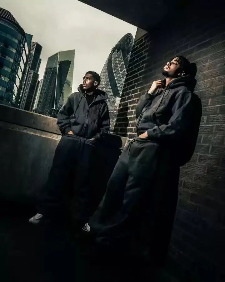 Y2K Zip Hoodie & Sweatpants Set