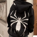 Spider Graphic Zip Hoodie
