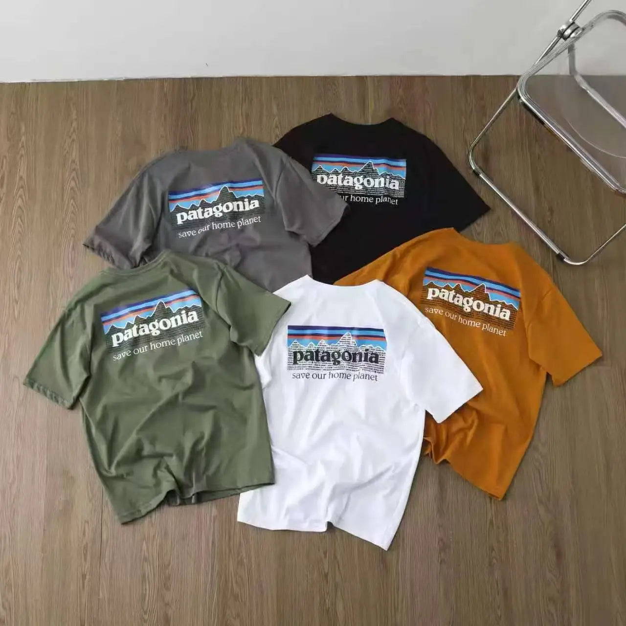 Back Print Solid Tee