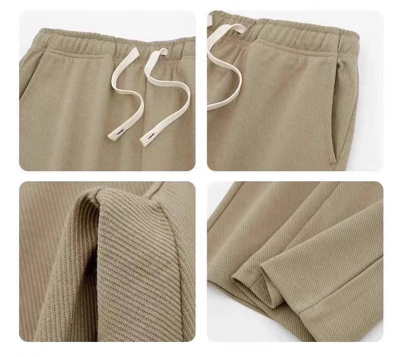 Wide Leg Drawstring Sweatpants