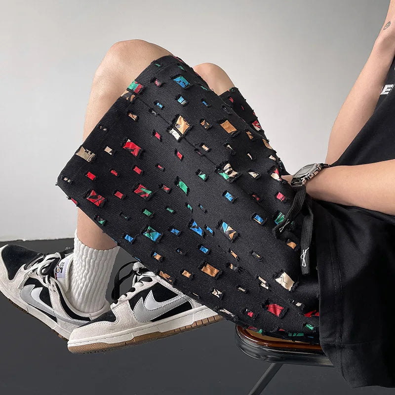 Ripped Casual Shorts