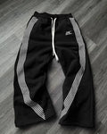 Grey Camo Embroidered Trousers