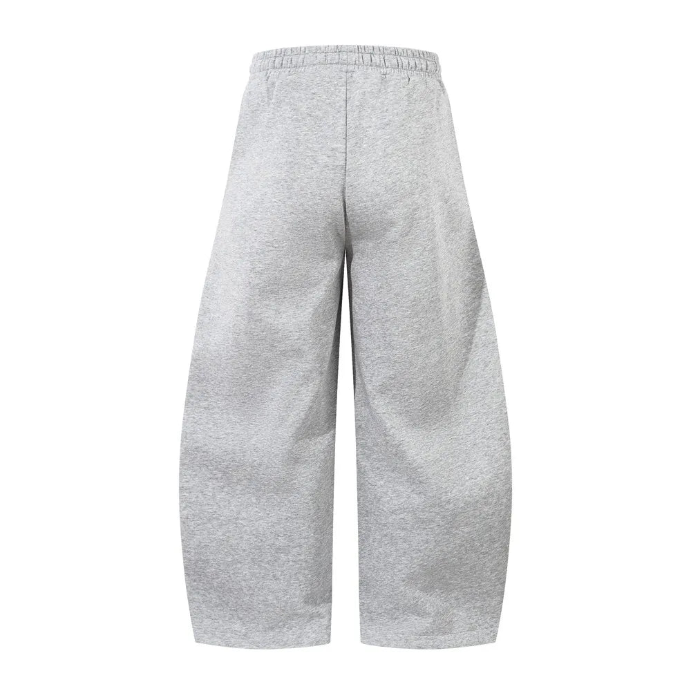 Pleated Wide Leg Sweatpants