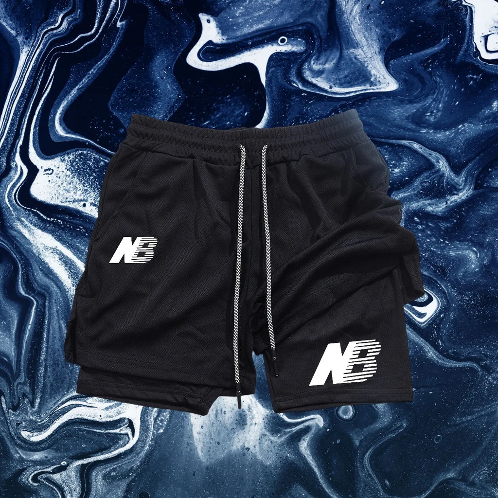 Double-Layer Sport Shorts