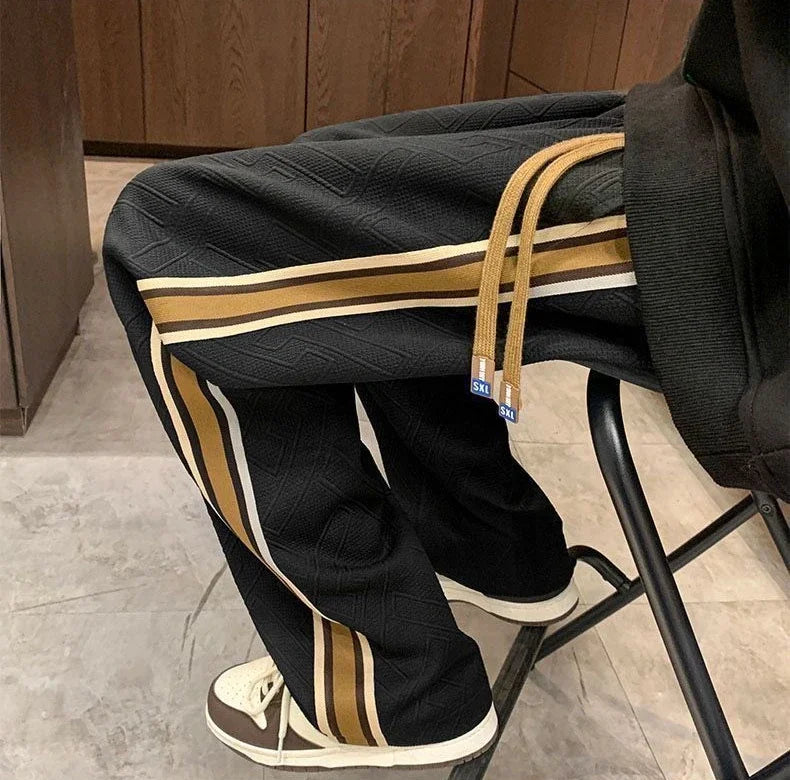 Striped Wide Leg Sweatpants