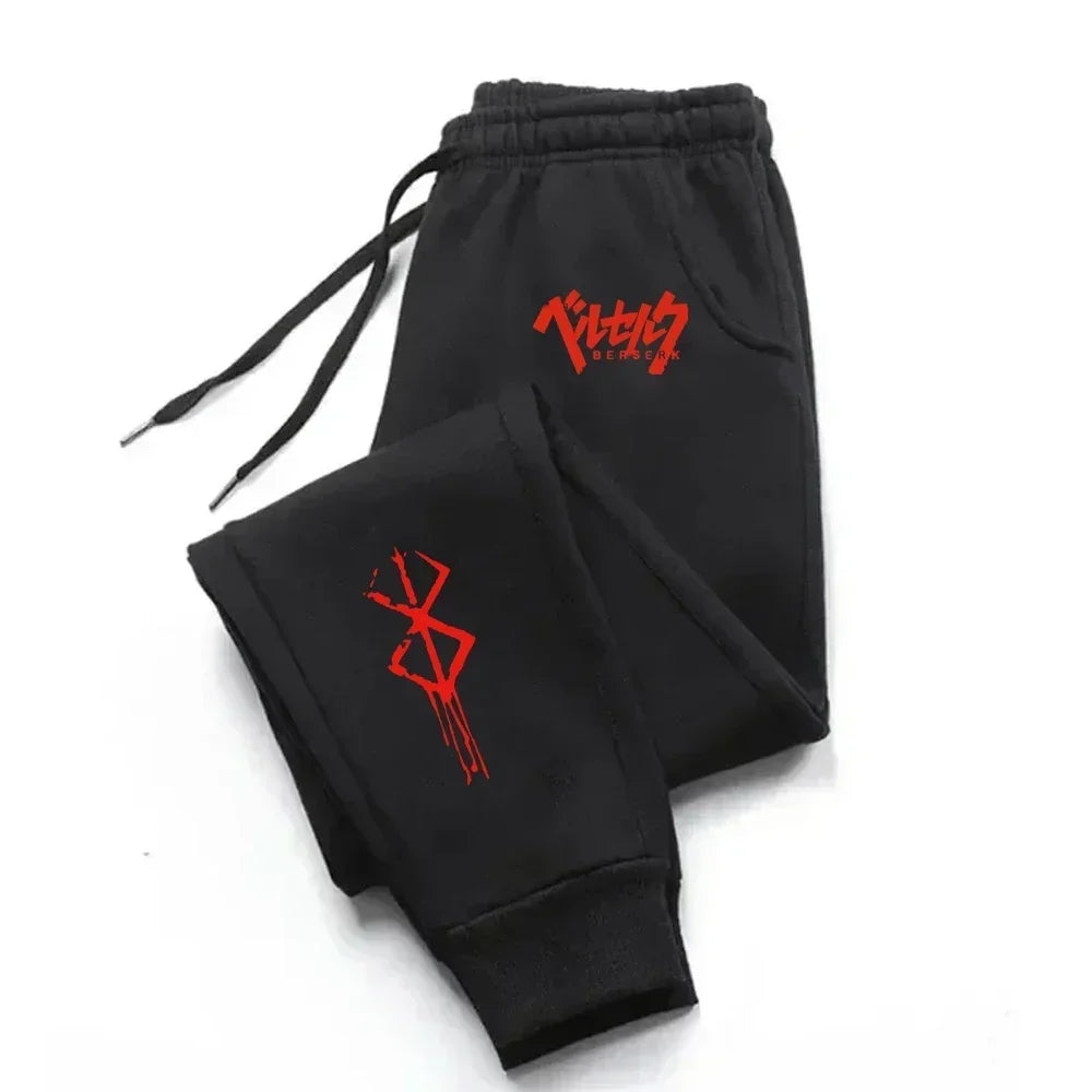 Berserk Print Fleece Joggers