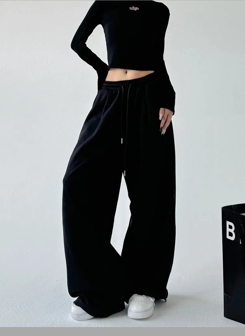 Women's High-Waist Wide Leg Sweatpants