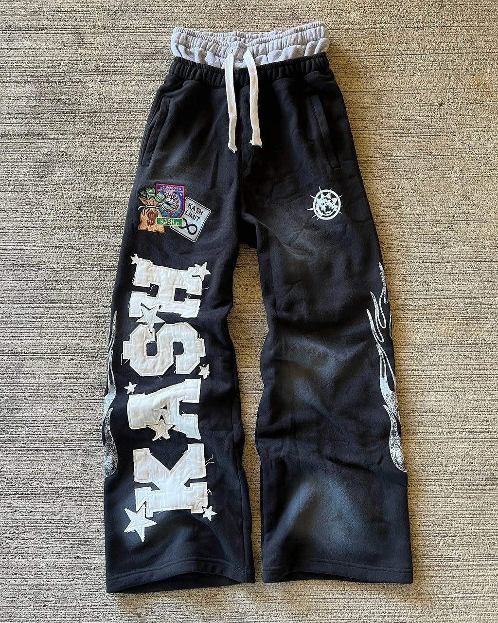 Y2K Letter Patch Sweatpants