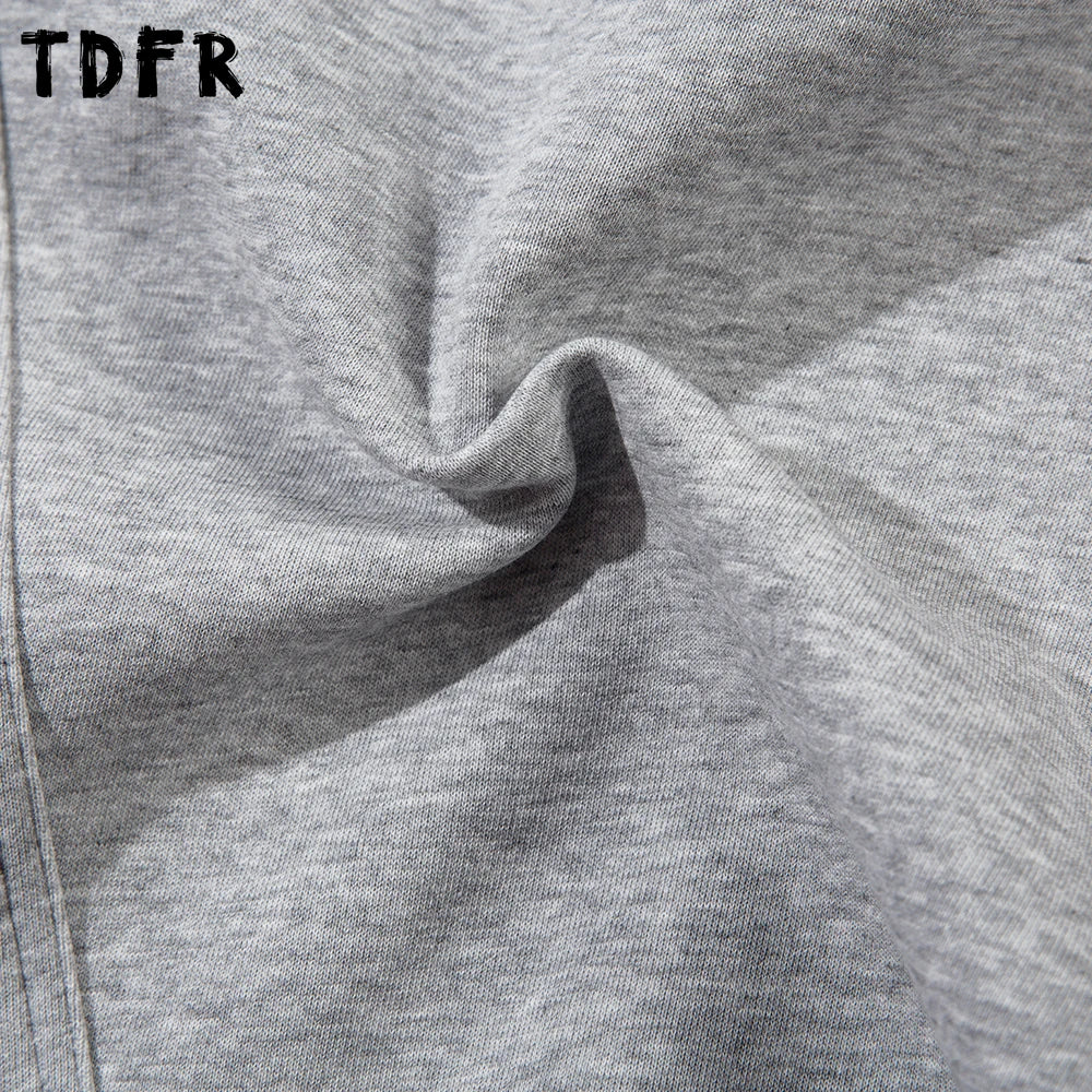 Pleated Sweatpants Mens Spring Casual Streetwear Elastic Waist Loose Wide Leg Sports Pants Men Trousers
