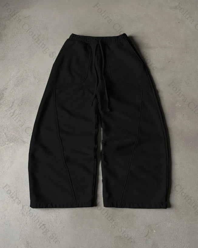 Gray Man Pants Hiphop Women Men Trousers Streetwear Men Clothes Fashion Sweatpants Men's Clothing Wide Pants Men Sweatpants