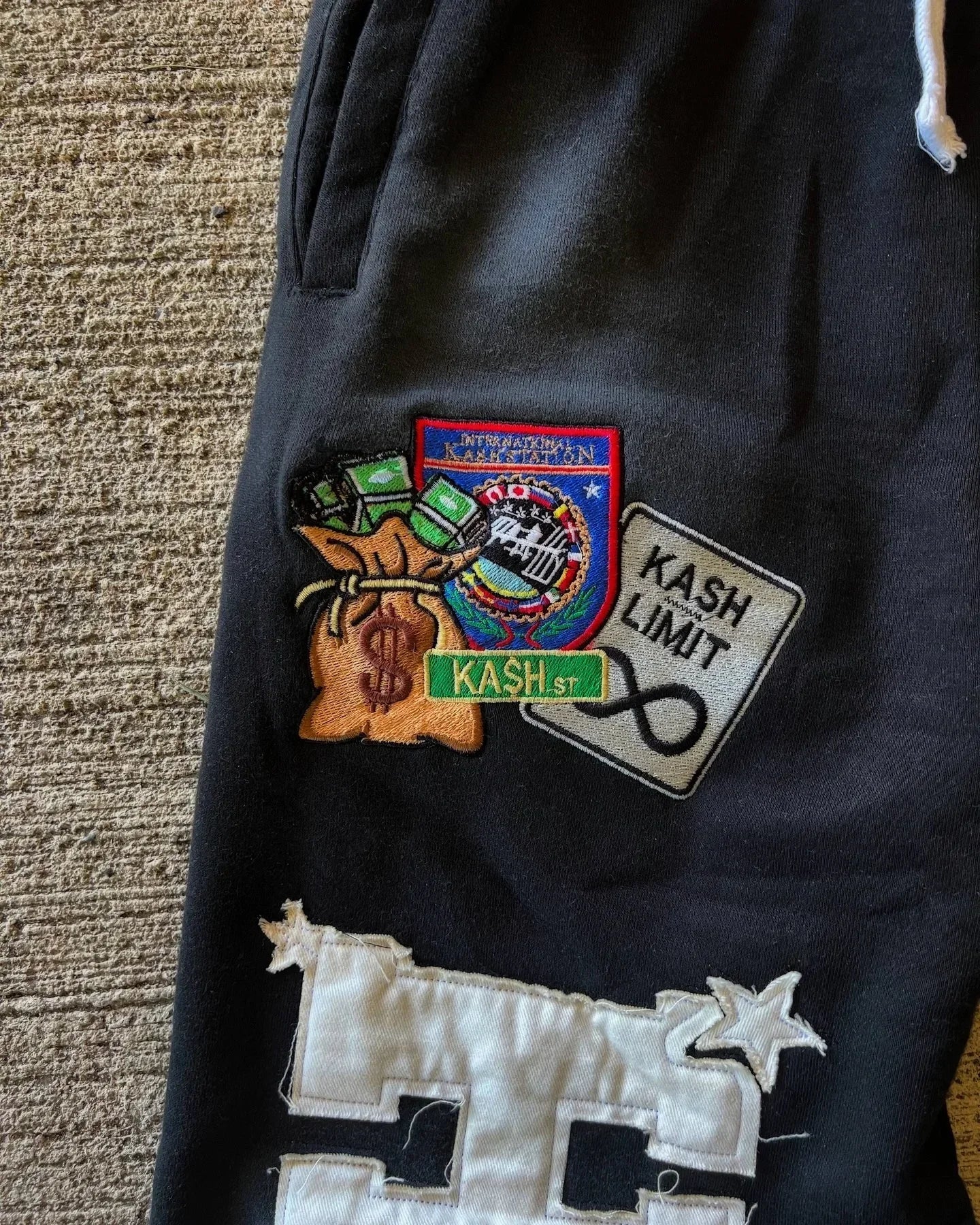 Y2K Letter Patch Sweatpants