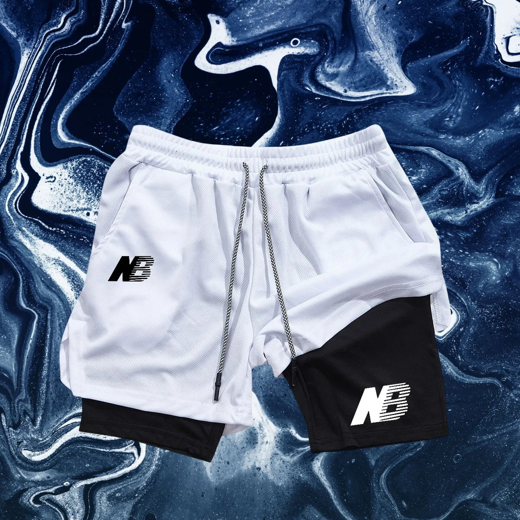 Double-Layer Sport Shorts
