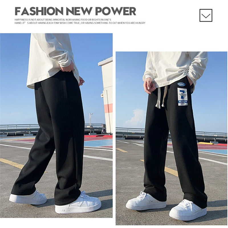 Waffle Wide Leg Sweatpants