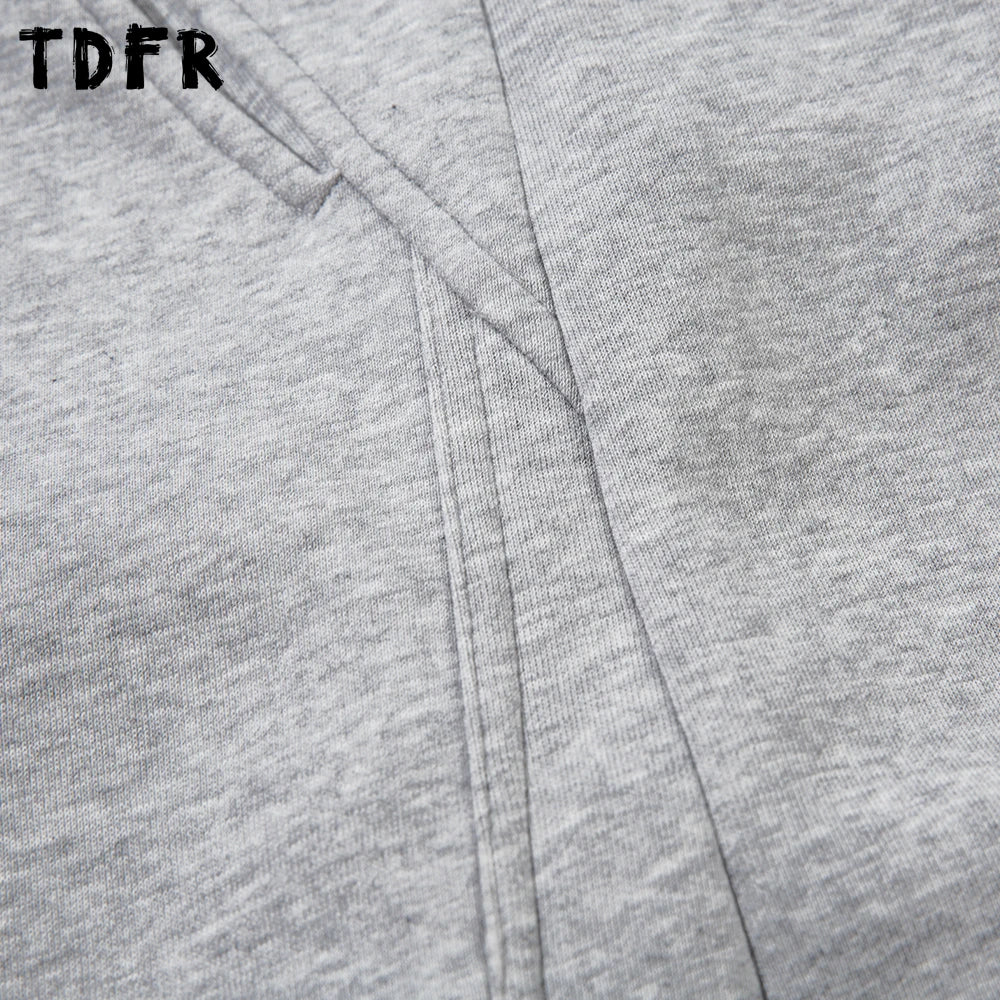 Pleated Sweatpants Mens Spring Casual Streetwear Elastic Waist Loose Wide Leg Sports Pants Men Trousers