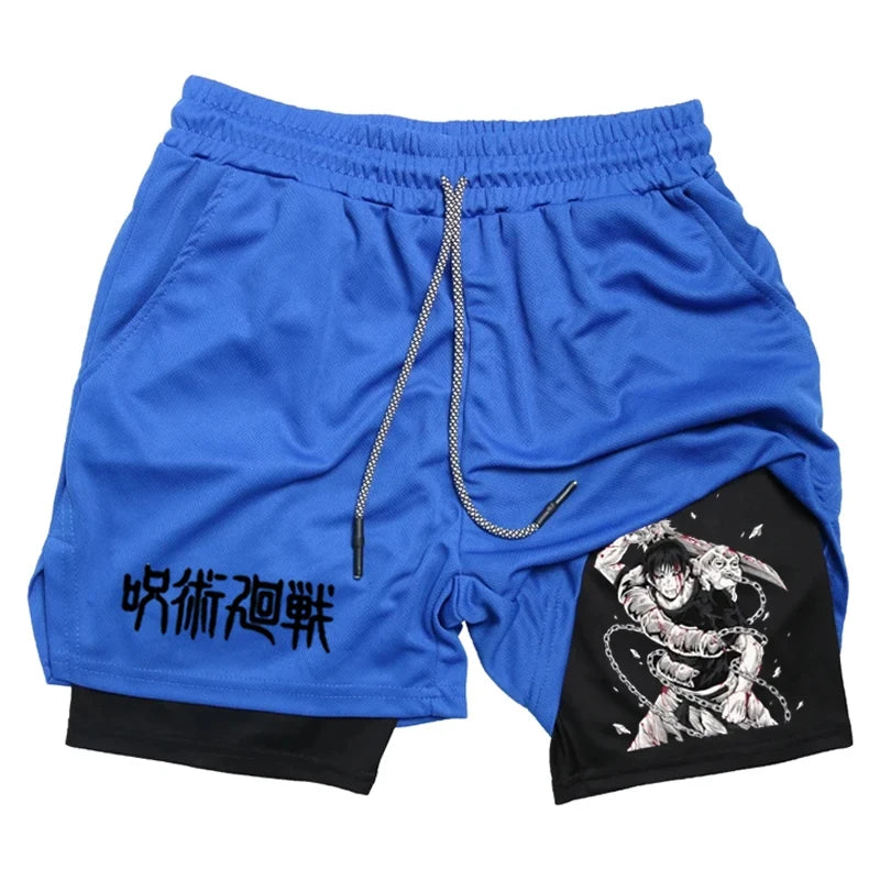 Toji Anime 2-in-1 Shorts