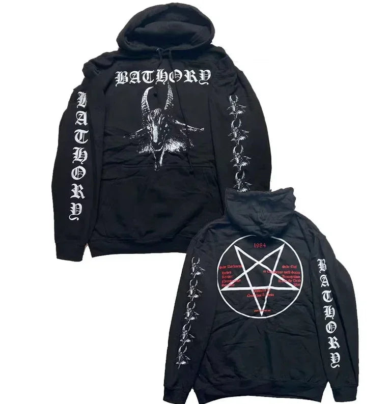 Bathory Band Zip Hoodie