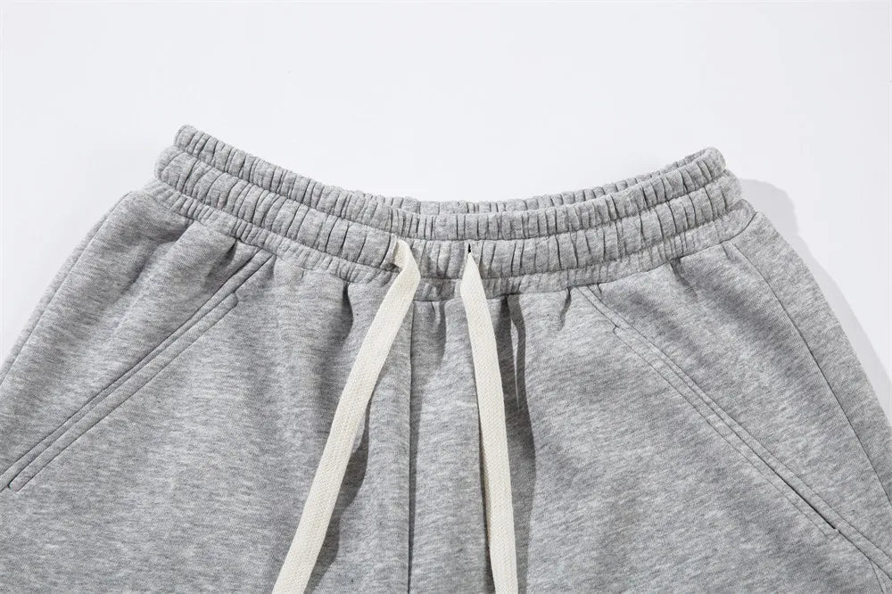 Pleated Wide Leg Sweatpants