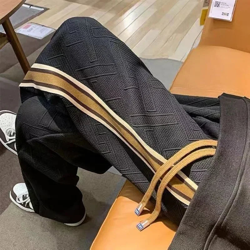 Striped Wide Leg Sweatpants