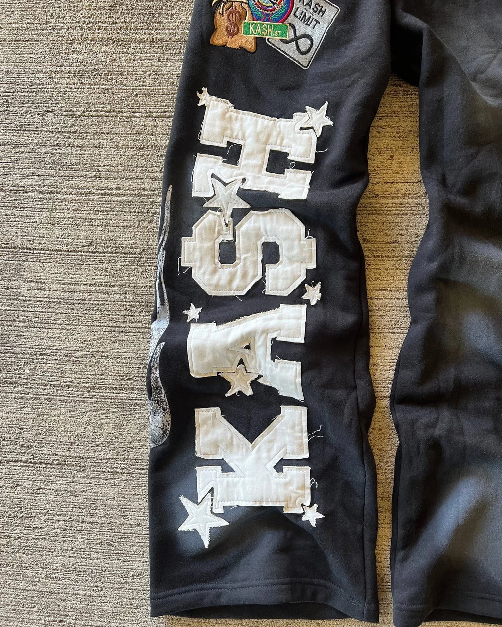 Y2K Letter Patch Sweatpants