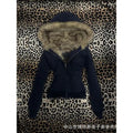 Punk Fur Collar Zip Hoodie