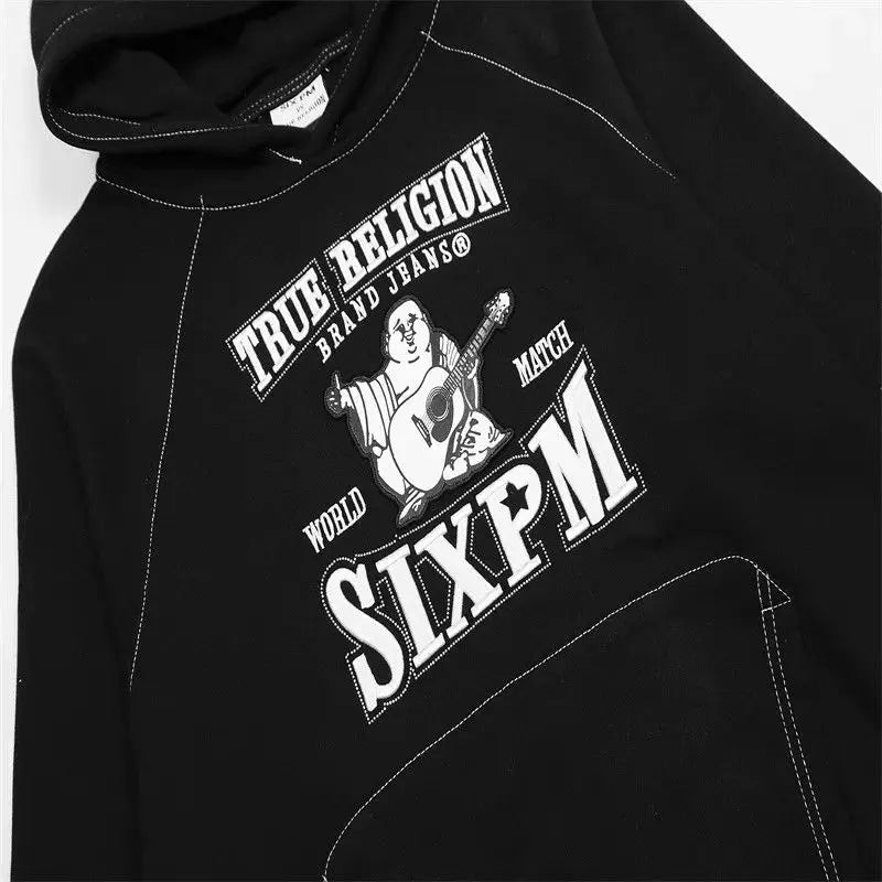 Embroidered Oversized Hoodie