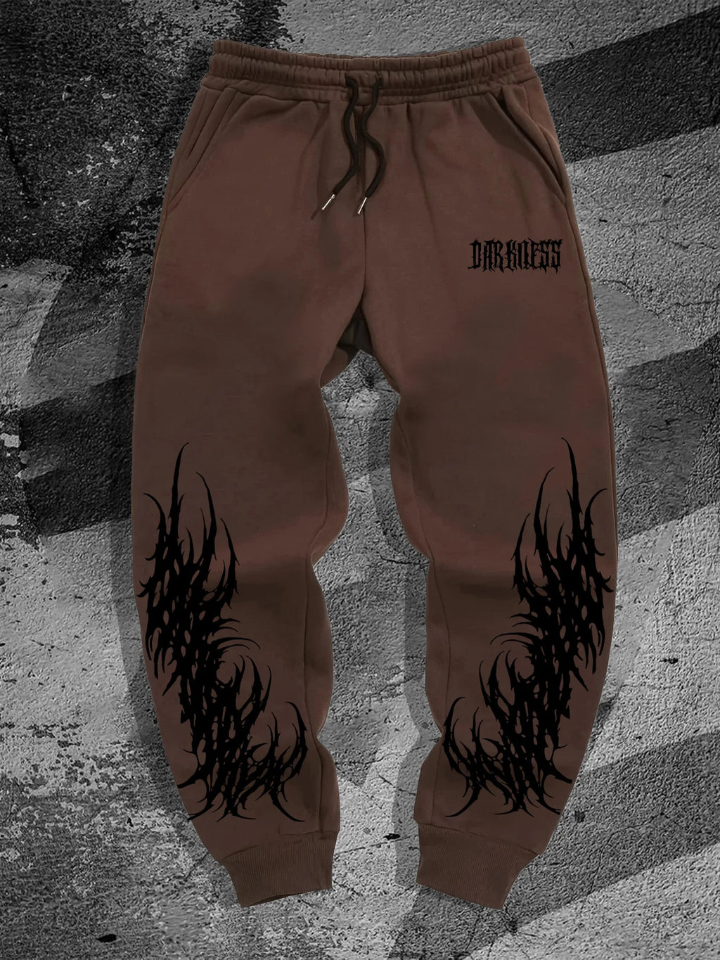 Gothic Print Hip Hop Sweatpants