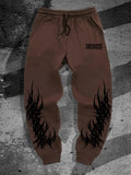 Gothic Print Hip Hop Sweatpants