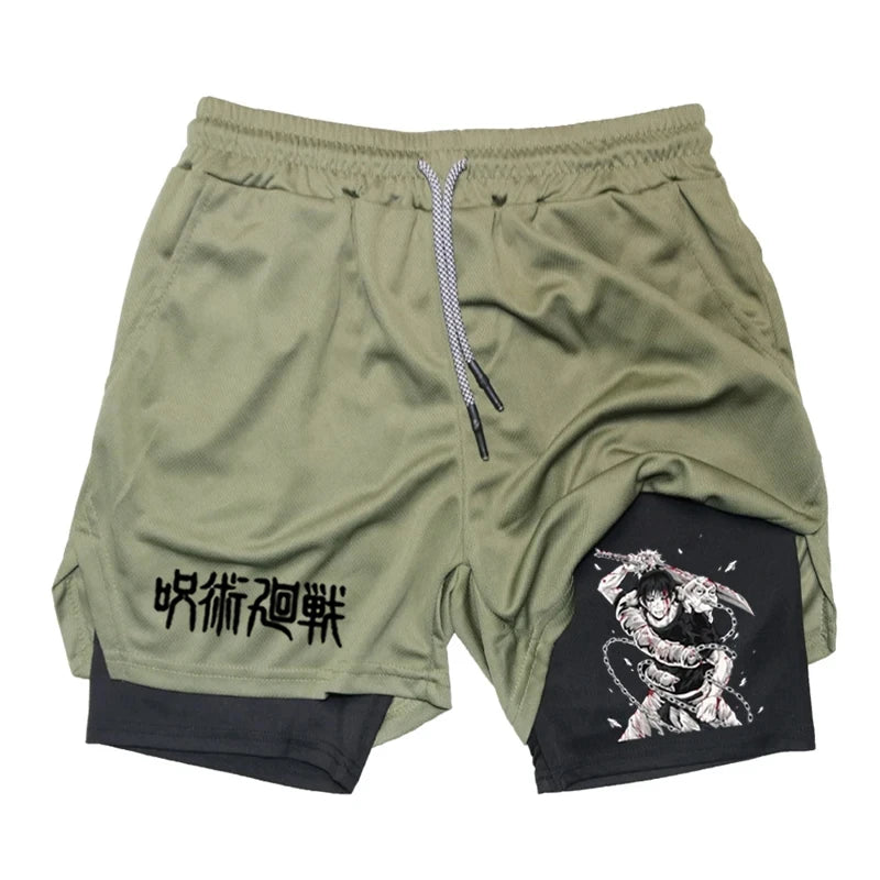 Toji Anime 2-in-1 Shorts