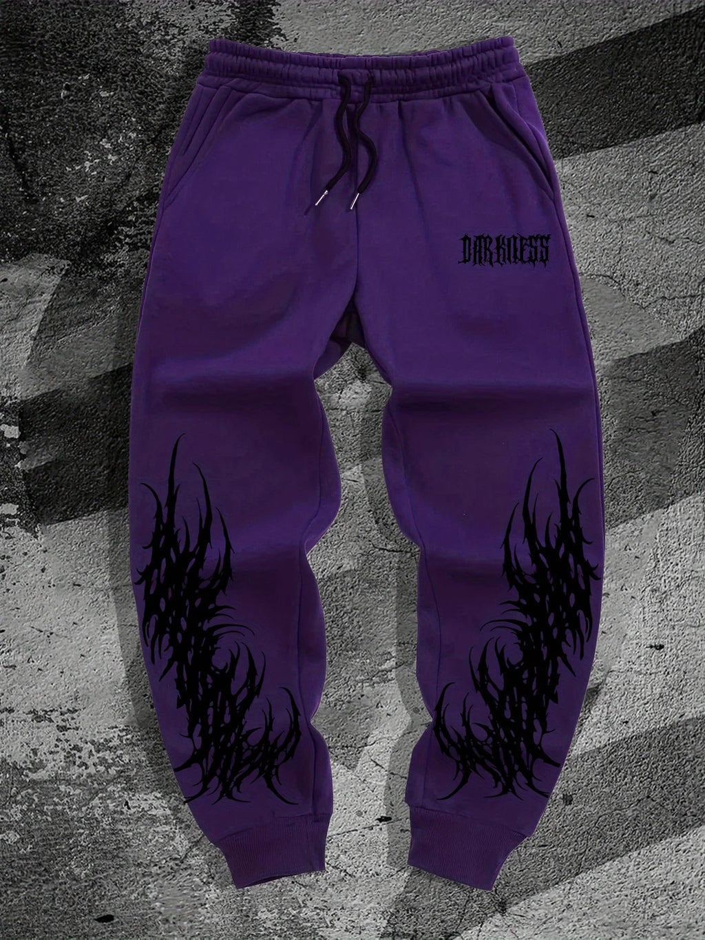 Gothic Print Hip Hop Sweatpants