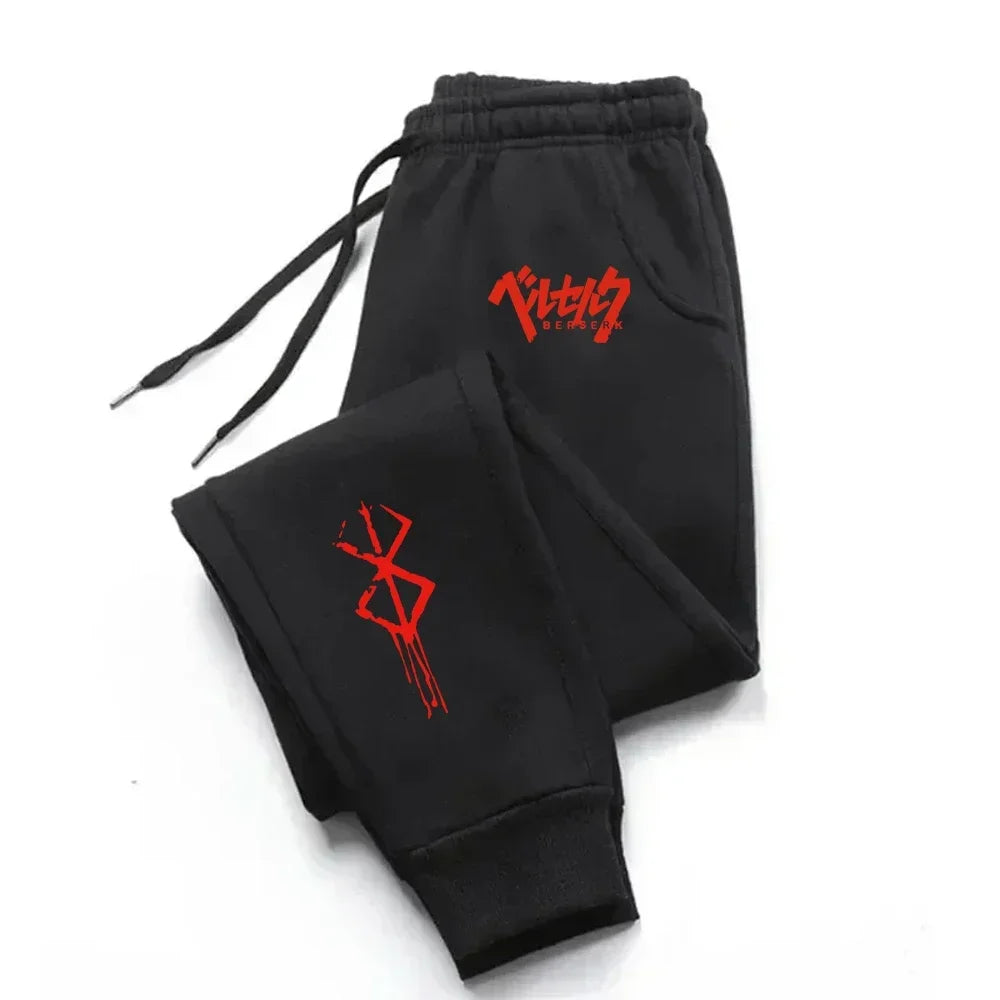 Berserk Print Fleece Joggers