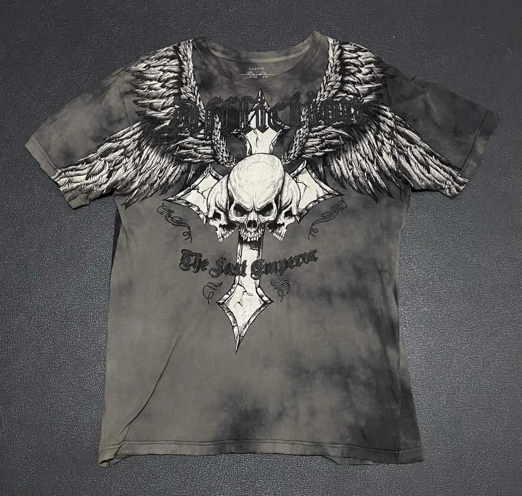 Skeleton Y2K Graphic Tee