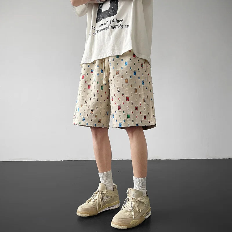 Ripped Casual Shorts