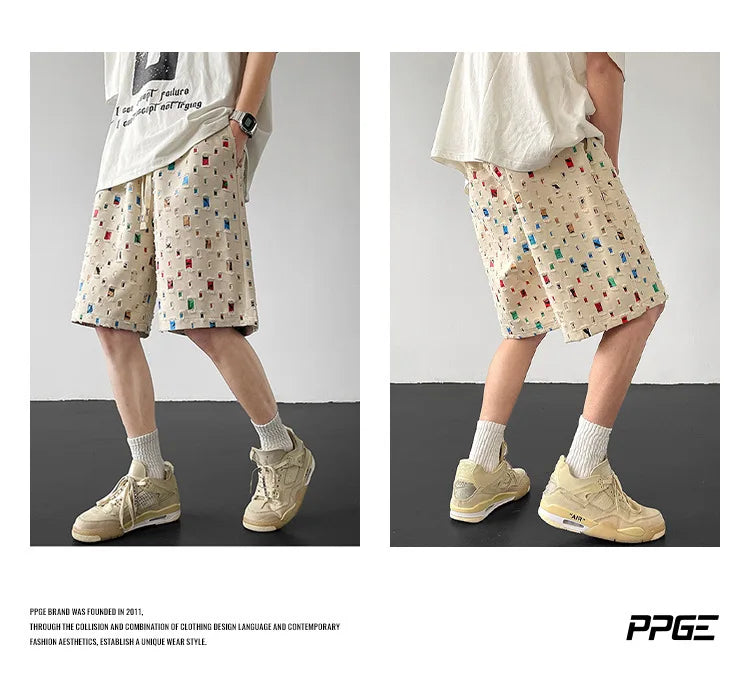 Ripped Casual Shorts