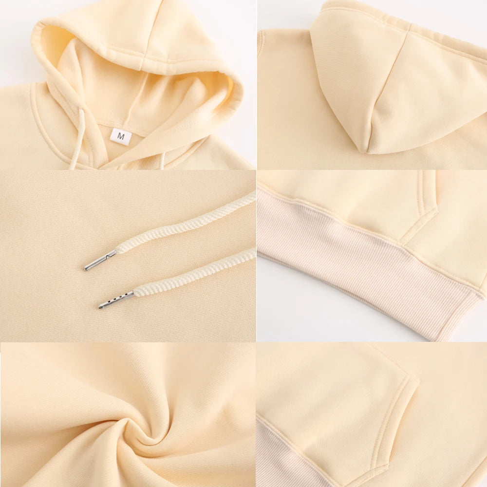 STAY Letter Print Zip Hoodie