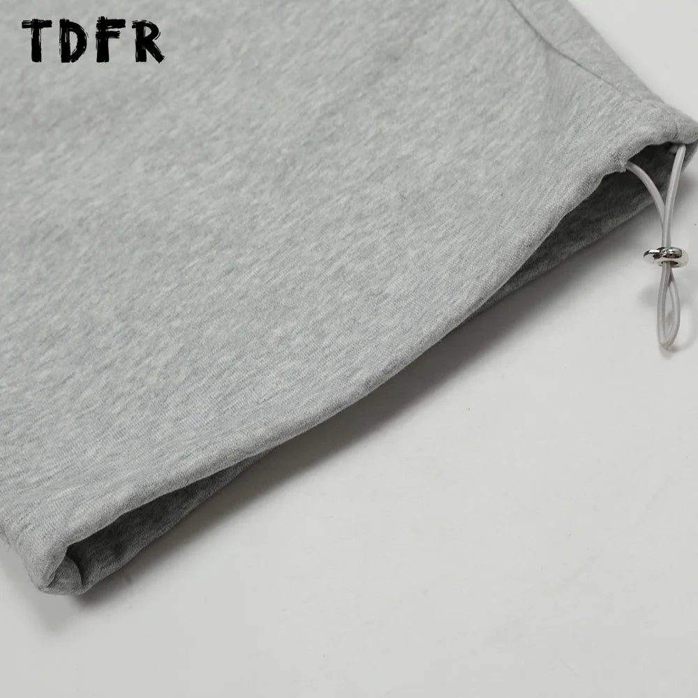 Fleece Wide Leg Jogger Pants