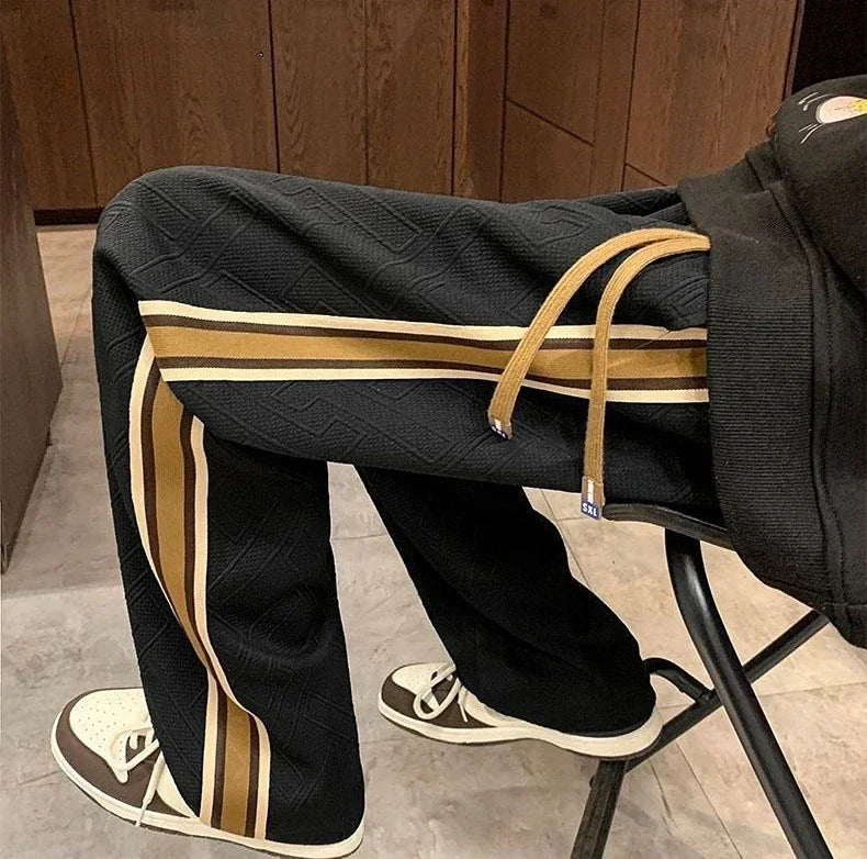 Striped Wide Leg Sweatpants