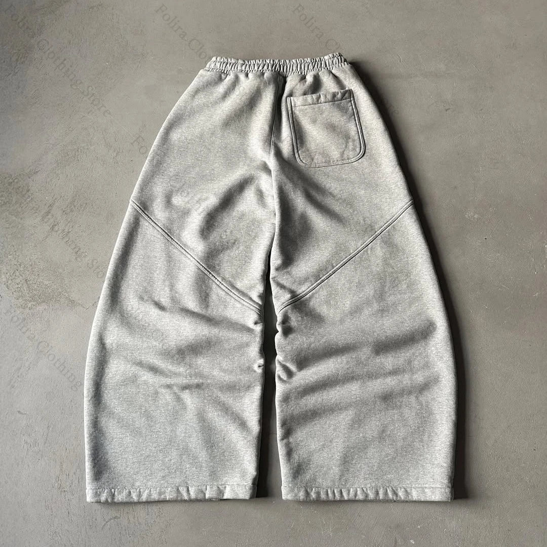 Gray Man Pants Hiphop Women Men Trousers Streetwear Men Clothes Fashion Sweatpants Men's Clothing Wide Pants Men Sweatpants