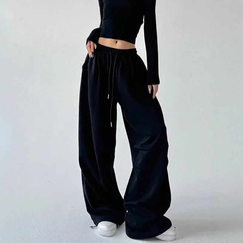 Women's High-Waist Wide Leg Sweatpants