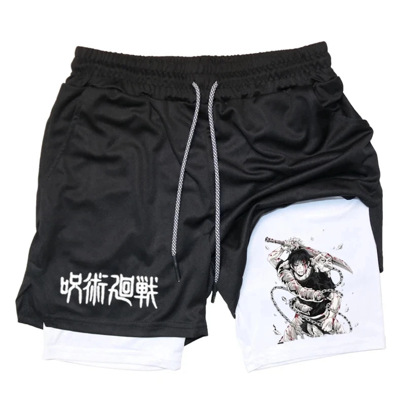 Toji Anime 2-in-1 Shorts