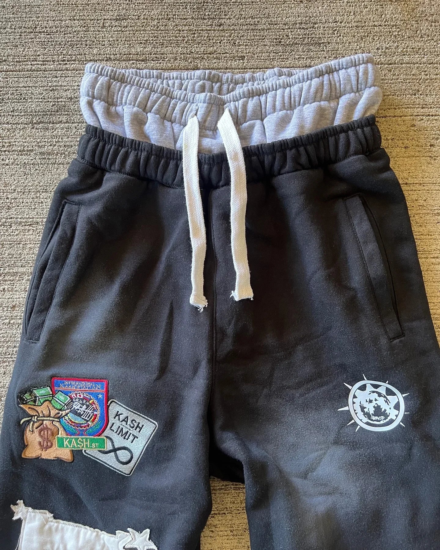 Y2K Letter Patch Sweatpants
