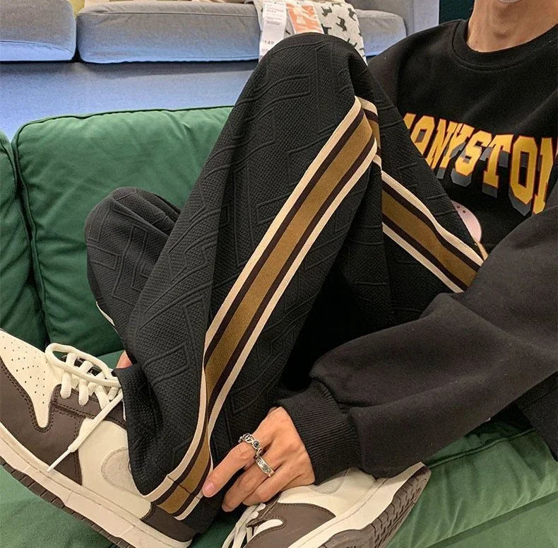 Striped Wide Leg Sweatpants