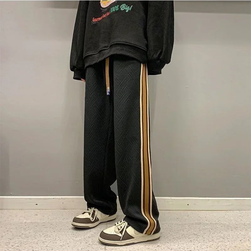 Striped Wide Leg Sweatpants